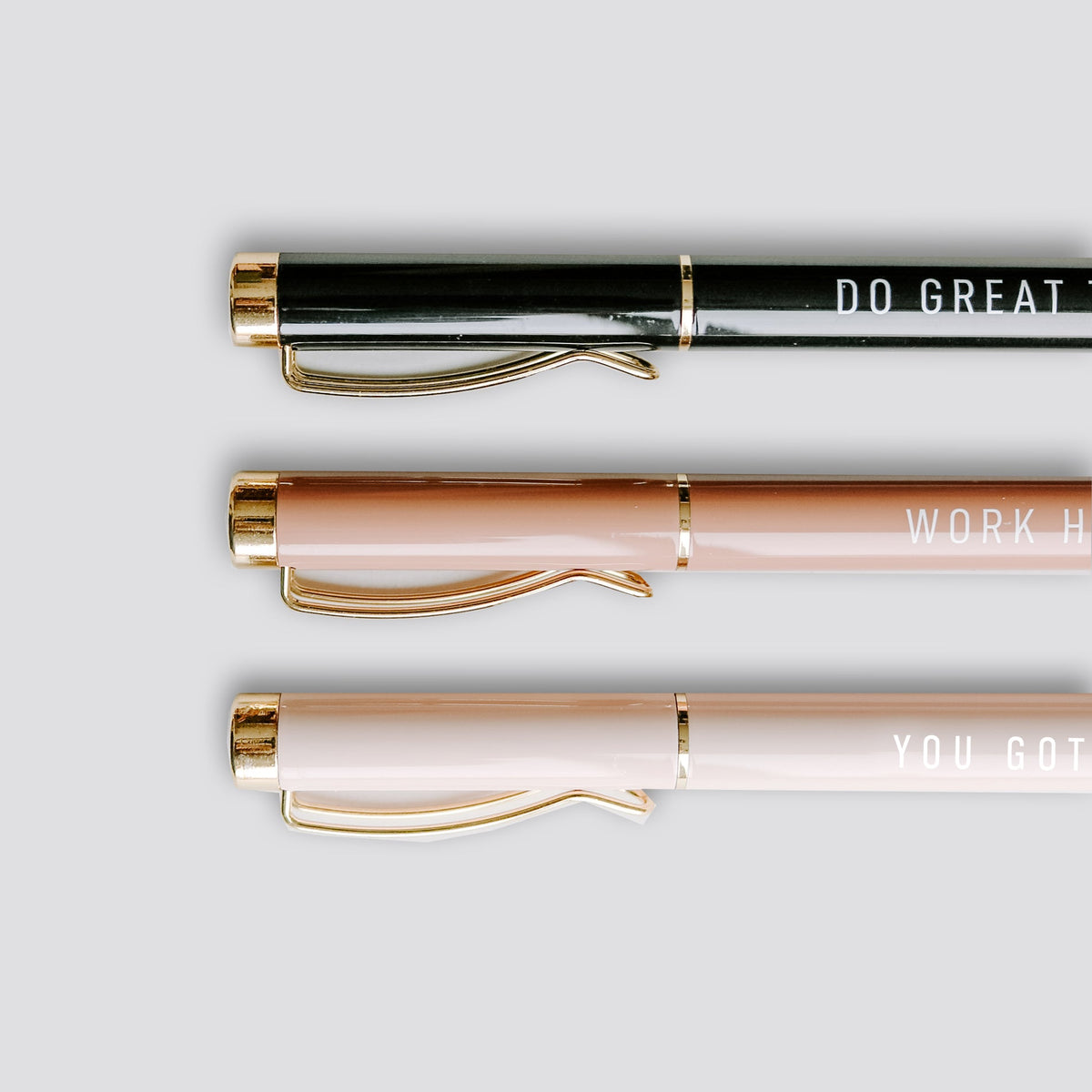 Motivational Metal Pen Set | Sweet Water Decor