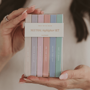 Neutral Highlighters Set | Sweet Water Decor