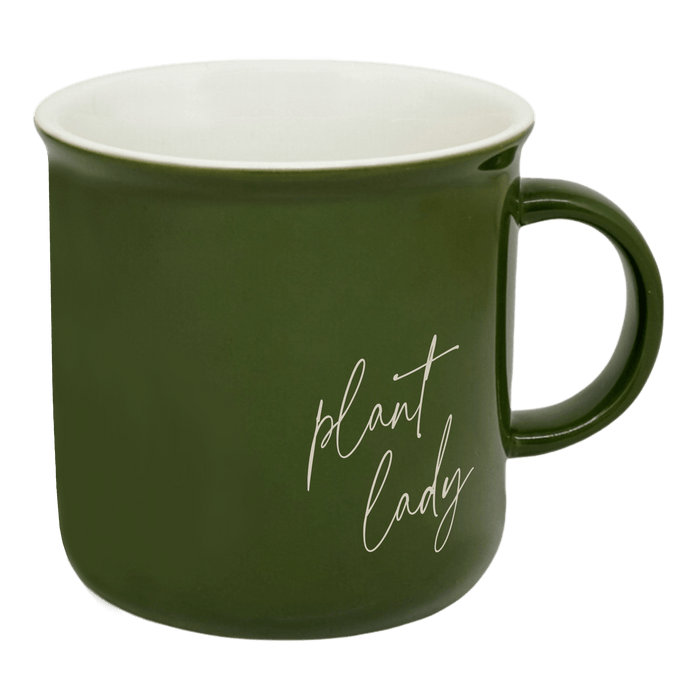 Plant Lady 11oz. Green Coffee Mug | Sweet Water Decor