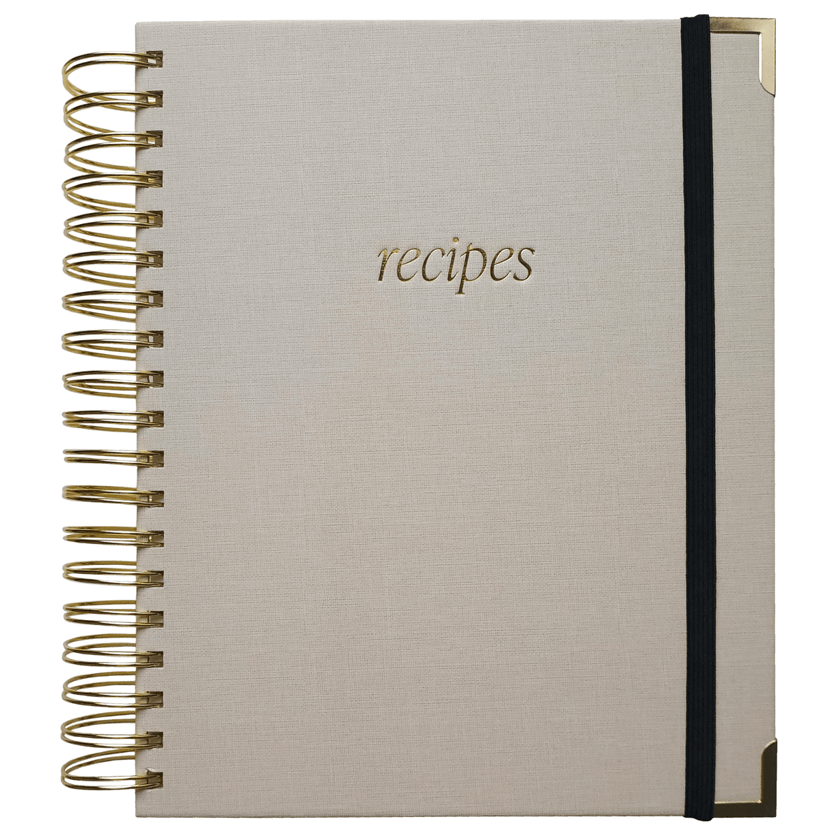 Recipe Book with 8 Tabbed Sections | Sweet Water Decor