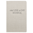 Tan One Line A Day Memory Journal | Sweet Water Decor