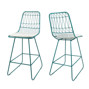 Niez Outdoor Wire Counter Stool Set