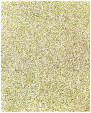 Marao Solid Grass Green Plush Rug - Clearance