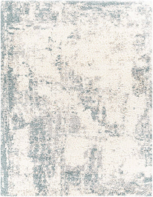 Tagas Abstract Gray Plush Rug