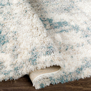 Tagas Abstract Gray Plush Rug
