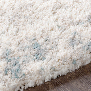Tagas Abstract Gray Plush Rug