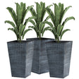 Tall Polypropylene Planter Set with Drainage