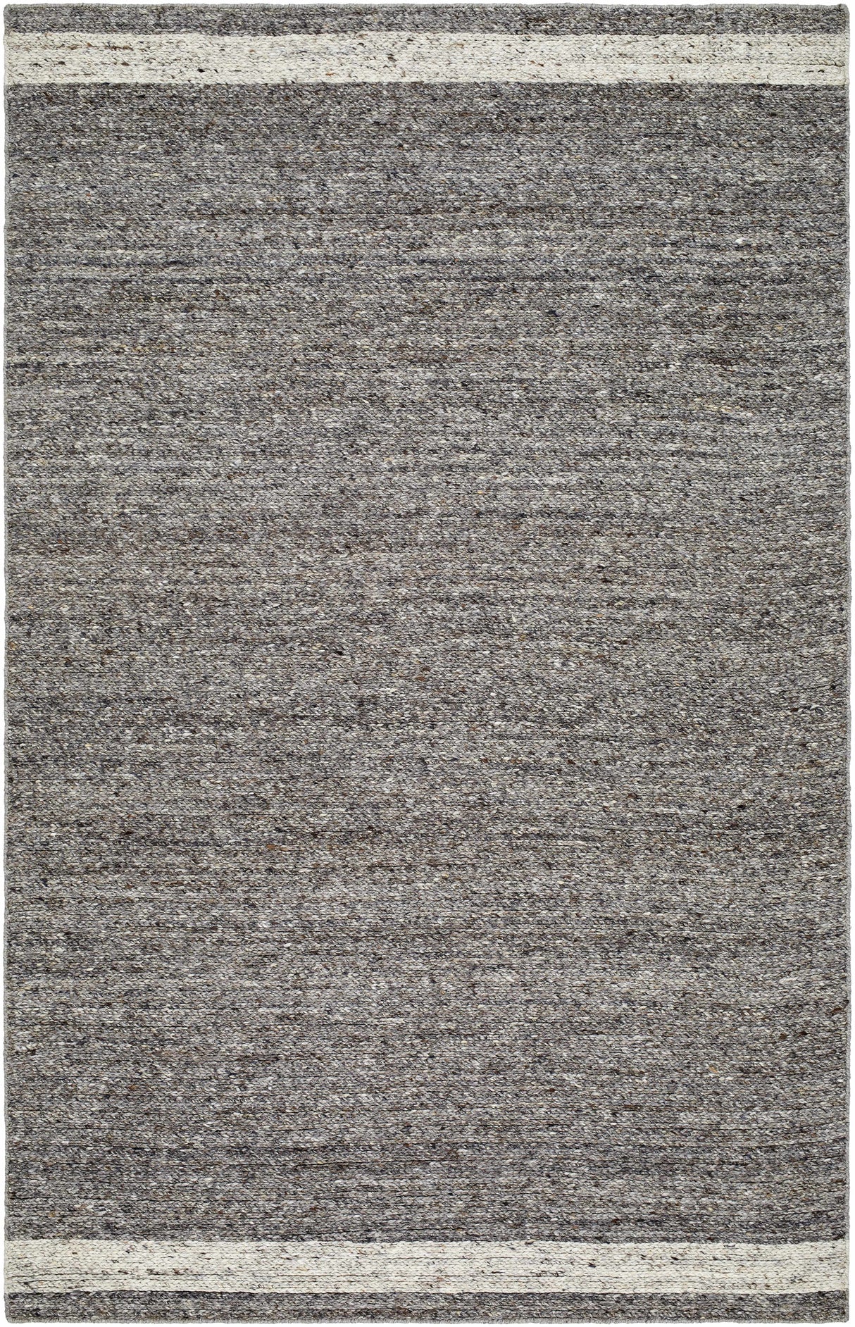 Tiran Gray Wool Area Rug