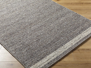 Tiran Gray Wool Area Rug