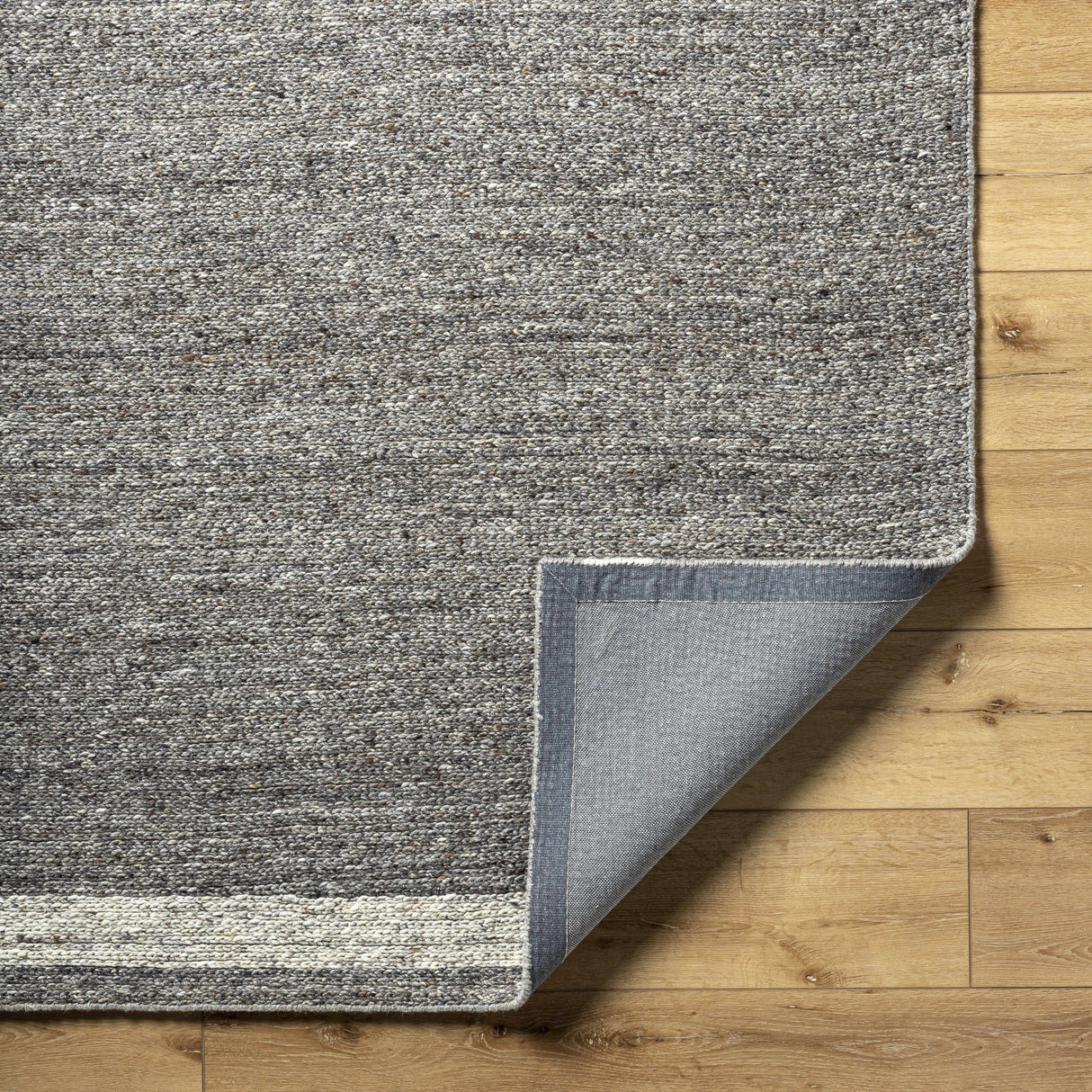 Tiran Gray Wool Area Rug