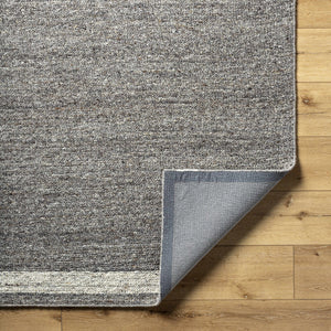 Tiran Gray Wool Area Rug