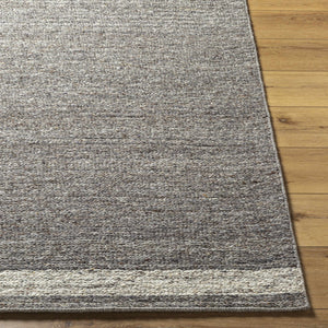 Tiran Gray Wool Area Rug