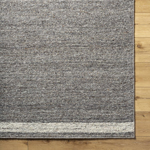 Tiran Gray Wool Area Rug