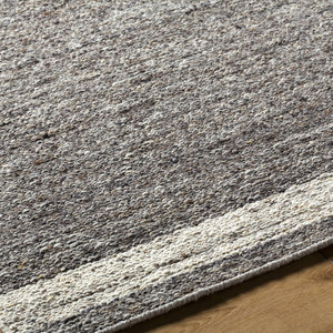 Tiran Gray Wool Area Rug