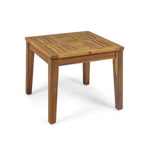 Hampton Outdoor Acacia Wood Side Table