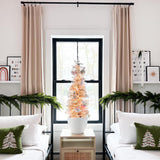 Belgian Flax Prewashed Linen Rich Cotton Blend Window Curtain Panel