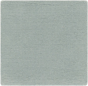 Brockton Solid Dusty Sage Wool Rug