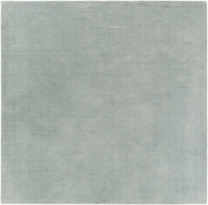 Brockton Solid Dusty Sage Wool Rug
