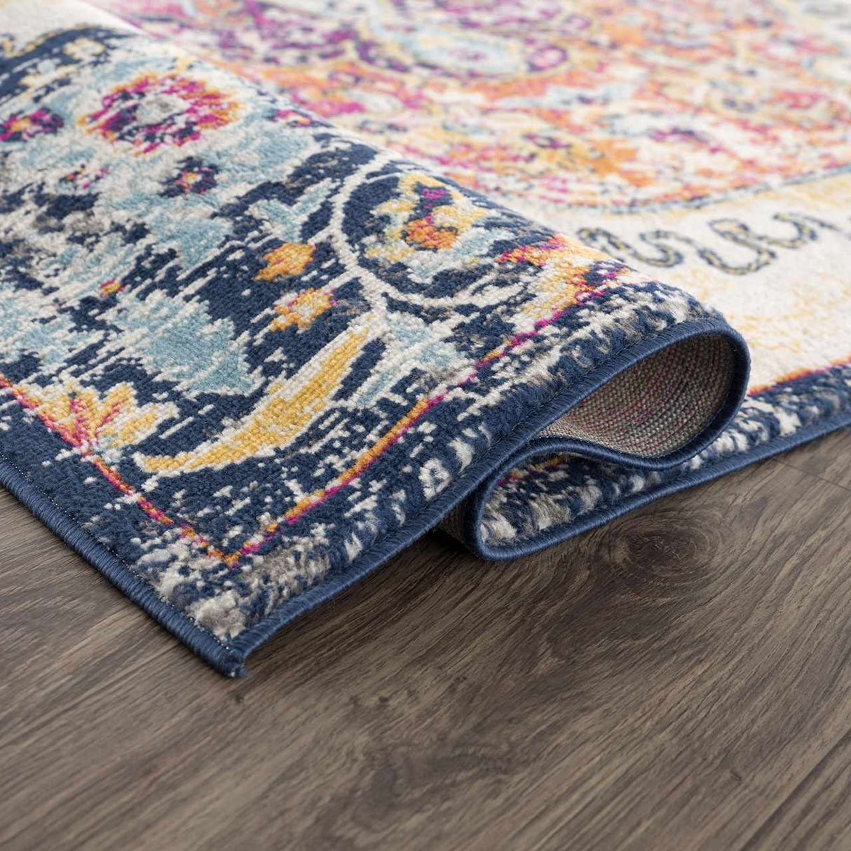Tigrit Blue & Orange 2300 Area Rug - Clearance