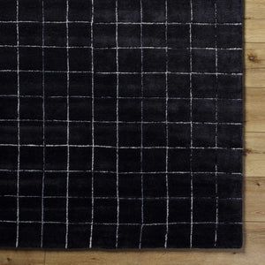 Toshi Jet Black Area Rug