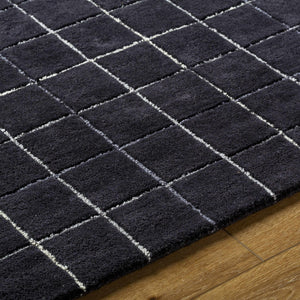 Toshi Jet Black Area Rug