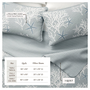 Fenwick Collection 3-Piece Quilt Set