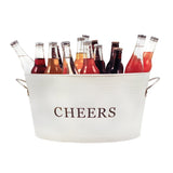 Cheers Galvanized Metal Tub