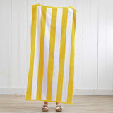 Cotton Velour Cabana Stripe Beach Towel - Novia Collection