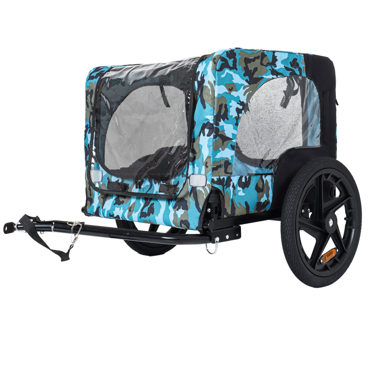 Trailer All Outdoor Heavy Duty Collapsible Pet Bike Trailer with 16-Inch Wheels - view 10