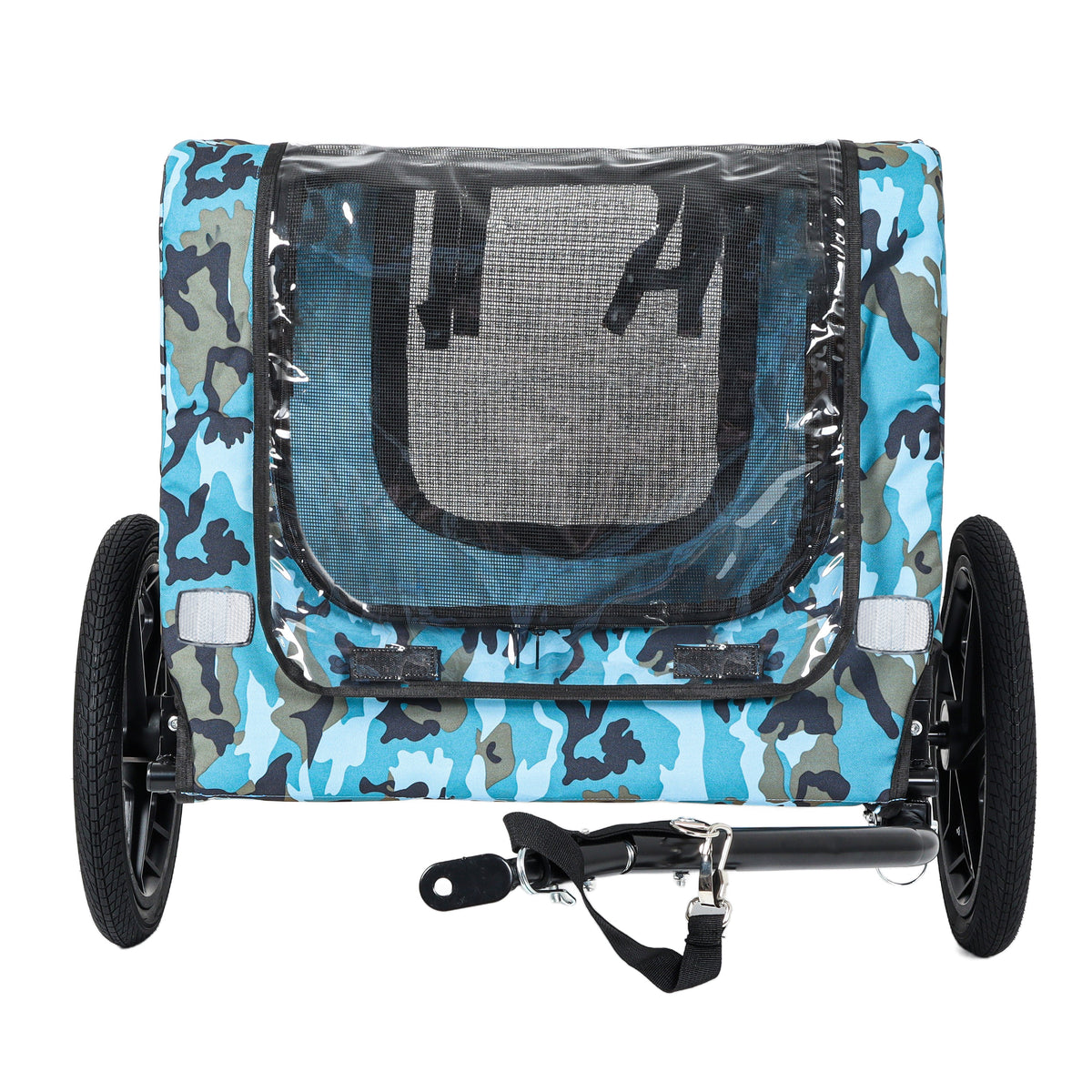 Trailer All Outdoor Heavy Duty Collapsible Pet Bike Trailer with 16-Inch Wheels - view 14