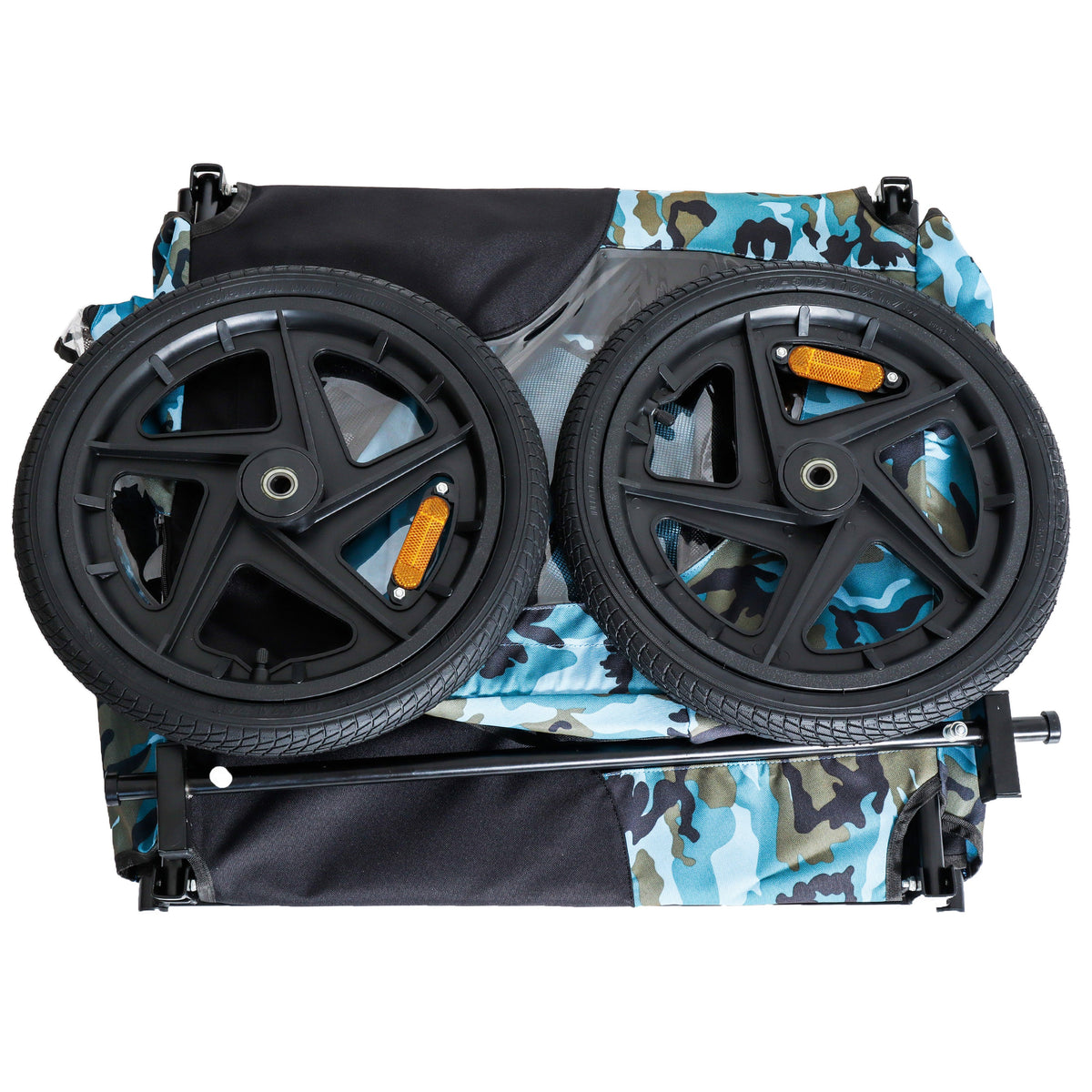 Trailer All Outdoor Heavy Duty Collapsible Pet Bike Trailer with 16-Inch Wheels - view 19