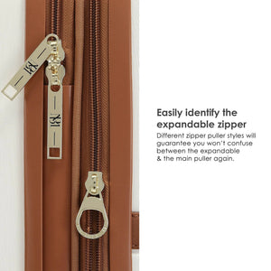 Grace 3 Piece Expandable Retro Luggage Set | Travellty