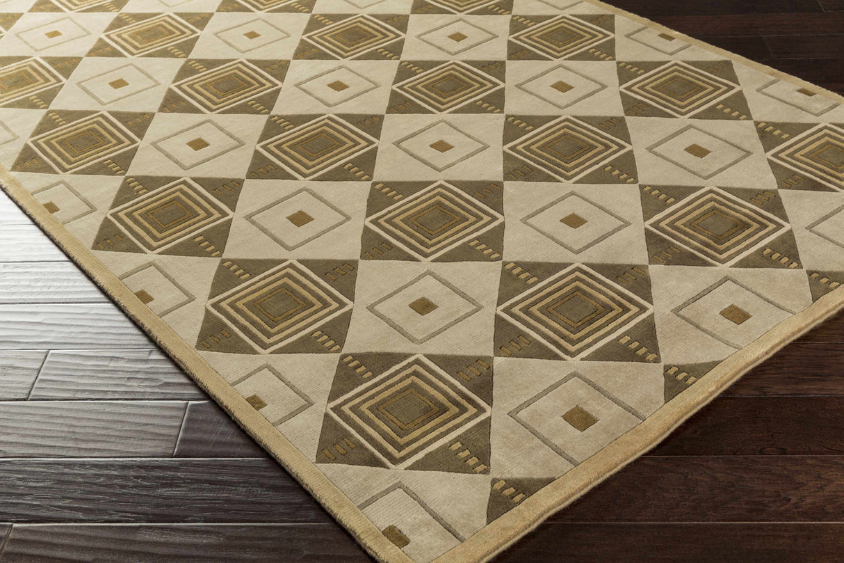 Tribune Premium Wool Area Rug - Clearance