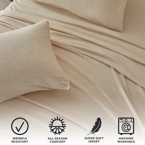 4-Piece Jersey Sheet Set - Carmen Collection