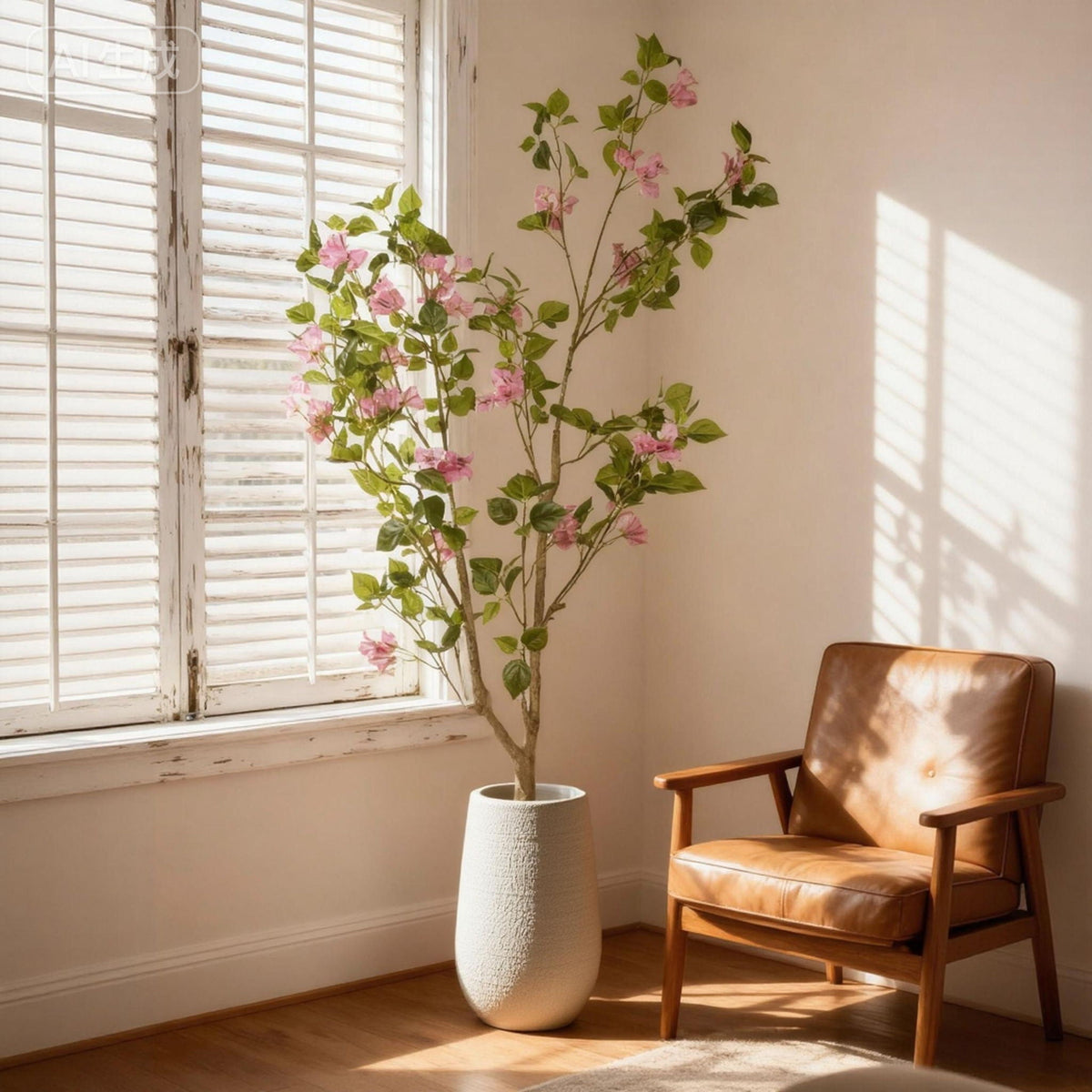 TTFaux Plants Artificial Bougainvillea Tree with Realistic Flowers - view 3