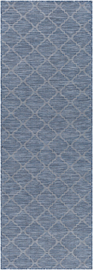 Blue Moolap Outdoor Rug - Clearance