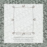 100% Cotton Waffle Weave Duvet Set - Mattea Collection