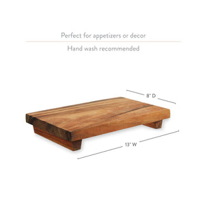 Twine Living Acacia Footed Serving Board - view 6