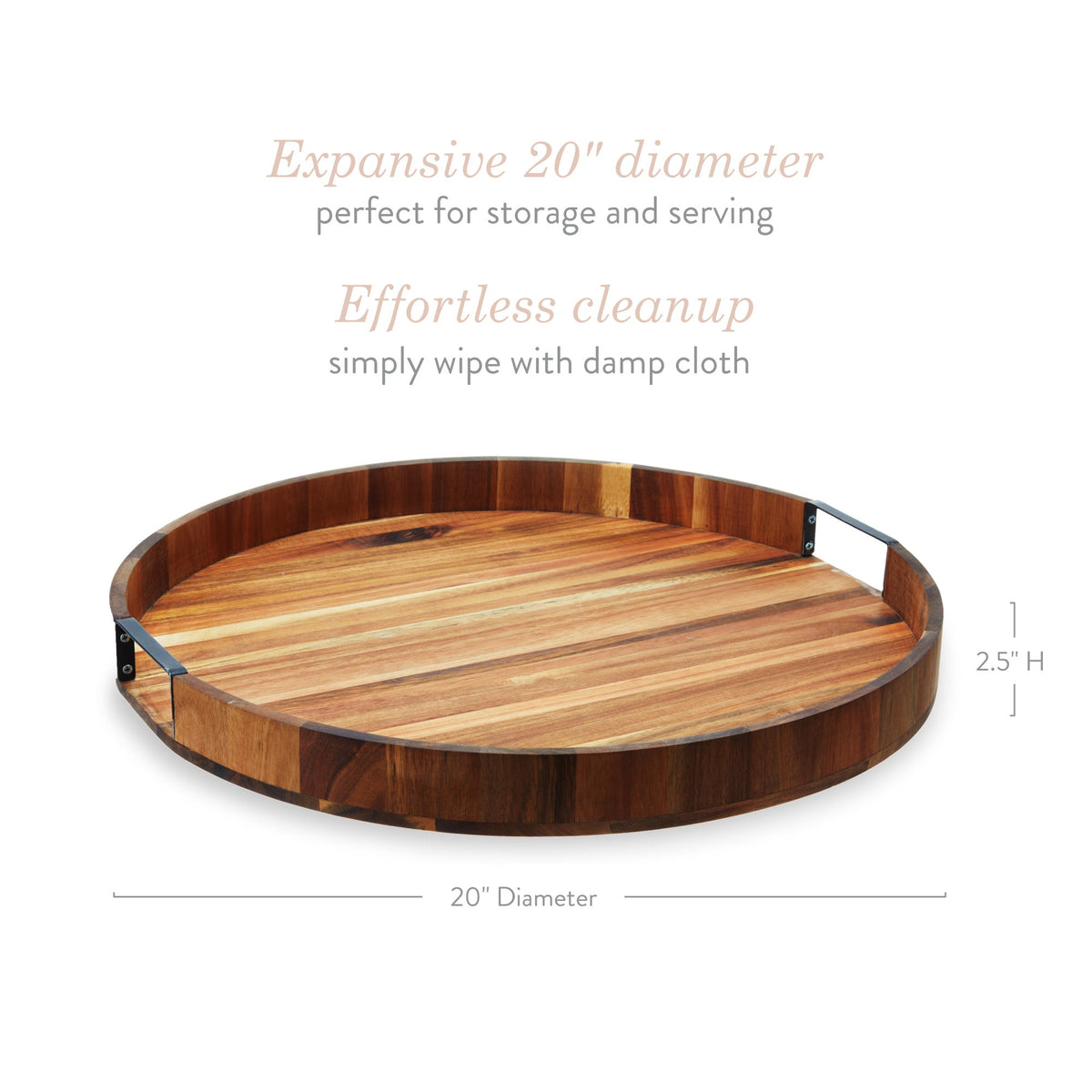 Twine Living Acacia Lazy Susan - view 6
