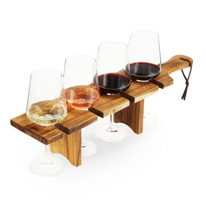 Twine Living Acacia Wine Flight Server - view 3