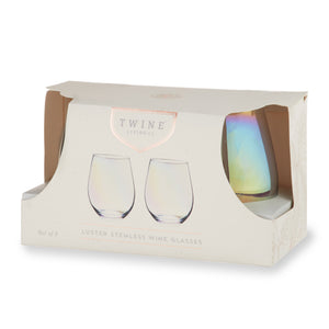 Twine Living Luster Stemless Wine Glasses - view 7