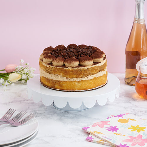 Twine Living Metal Cake Stand in White