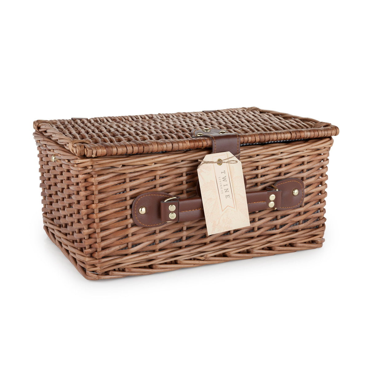 Twine Living Newport Wicker Picnic Basket Set - view 3