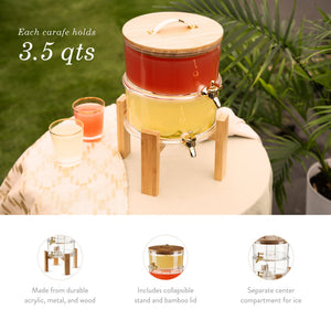 Twine Living Outdoor Double Drink Dispenser - view 5