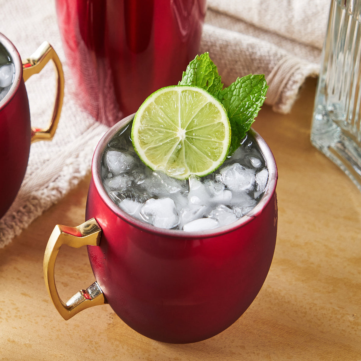 Twine Living Red Moscow Mule Mug