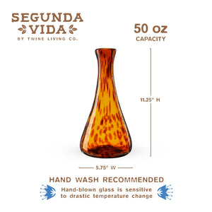 Twine Living Segunda Vida Tortuga Decanter - view 6