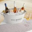 Twine Living Stay Awhile Metal Drink Tub - view 4