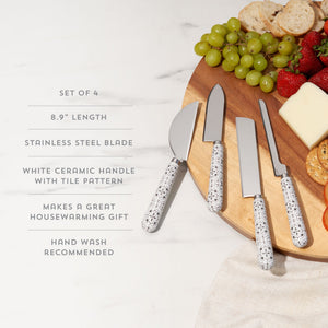 Twine Living Tiles Cheese Knife Set - view 5