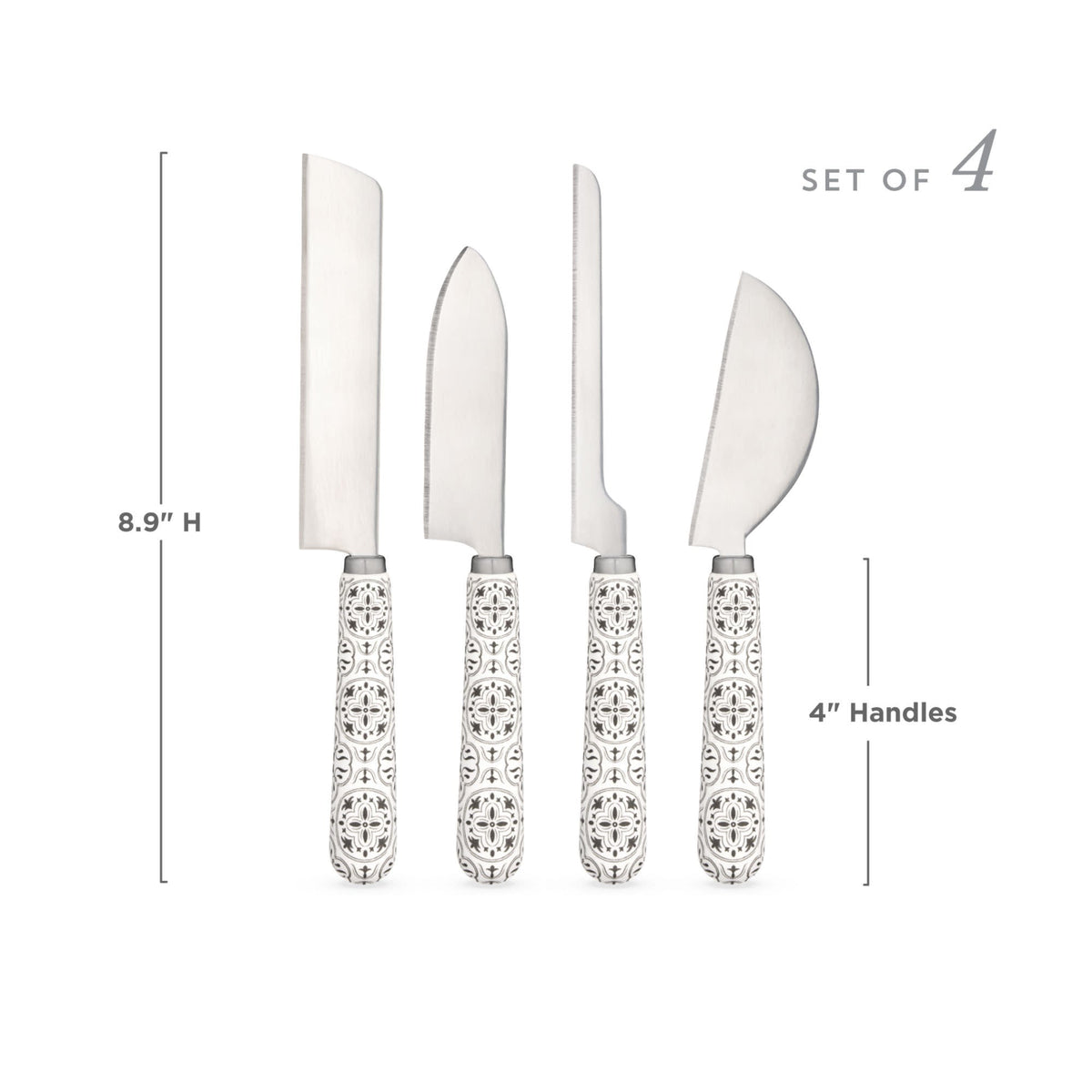Twine Living Tiles Cheese Knife Set - view 6