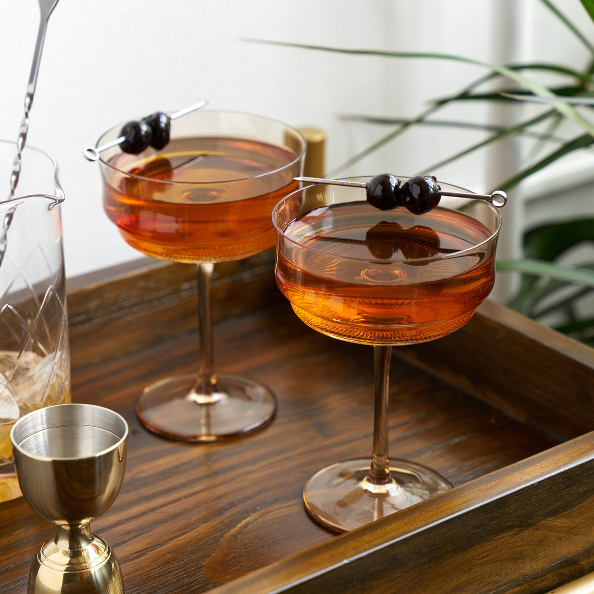 Twine Living Tulip Coupes in Amber